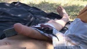 Next Door Male: Field Stroker Fun: Young and Hung Surfer