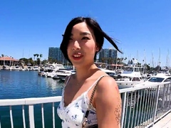 Elle Lee - Asian Elie Lee Shows Pussy In Public And Craves