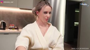 Stepsister begs for cock after losing bet