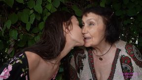 ISABELE and RAISA - Kiss me, step-grandma! (4K)