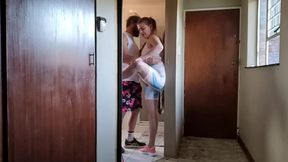 quicky before heading to the gym