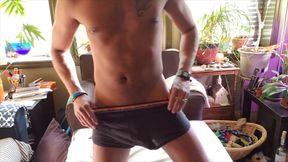 Kennie Jai Jerks in Winter Hat and Shoots Huge Cum