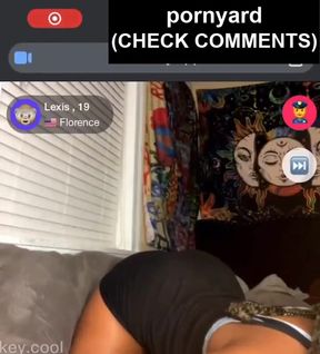 Curvy blonde teen performs dirty webcam show for her adoring fans