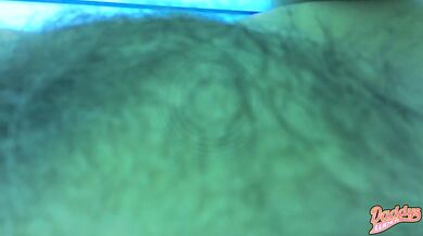 Fingering in the solarium my hairy daddy's pleasure