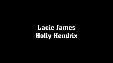 Holly Hendrix Threesome Facial with Lacie James
