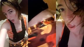 petite danse caliente en militaire orange mes coquins merci d etre si ...