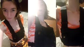 petite danse caliente en militaire orange mes coquins merci d etre si ...