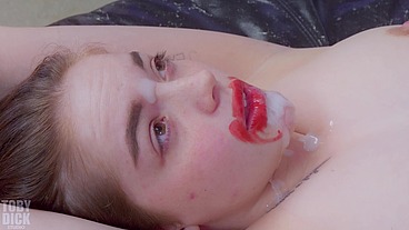 19yo India Reece FISTED used like a slut - Flexible ROUGH FUCKING - Degraded HARD Rims Old Man - Slapped and Spat On