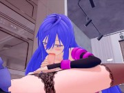 FUTA NEPTUNIA NOIRE X IRIS HEART 3D HENTAI