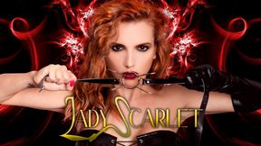 LADY SCARLET - TIMED FOOJOB - FOOTJOB A TEMPO