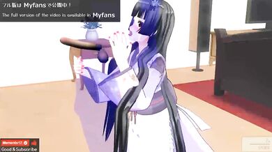 Booming asmr voice hentai with sensual rimjob and romantic choke