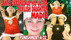 THE TICKLER INVITED A FRIEND TO TICKLE SANTA'S DAUGHTER MADIE - FULL HD MP4