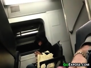 Jerking Off On The Train