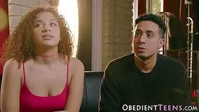 Black Kinky Teen 18+ Gets Facialized