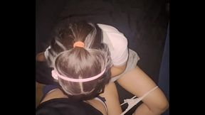 Colegiala! Es t&iacute_mida pero saliendo de clases se come toda mi verga!! La mas estudiosa del sal&oacute_n! Video casero