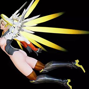 Mercy Floats Angellically With Her Tits and Ass Out