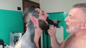 Tattoed Boy Takes It All From Hung Mature Daddy (part 2)