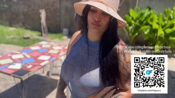 niquuiok's Juicy Brunette Boobs & Big Ass in Public Doggy Style