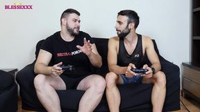 i bet with my friend a blowjob playing a game - magic javi & zeus ray