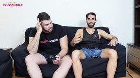 i bet with my friend a blowjob playing a game - magic javi & zeus ray