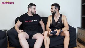 i bet with my friend a blowjob playing a game - magic javi & zeus ray