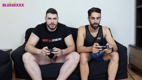 i bet with my friend a blowjob playing a game - magic javi & zeus ray