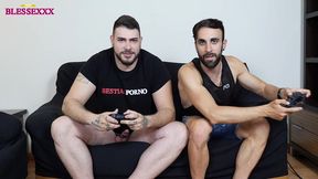 i bet with my friend a blowjob playing a game - magic javi & zeus ray