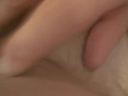 Big horny cock fucking my wet pussy and covering his pre cum on my pussy lips while I rub my clit