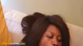 Hot African Casting Session Features Seductive Dame in Explicit Action