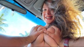 I hitchhike and fuck strangers. Face fucking, deep throat, huge cumshot