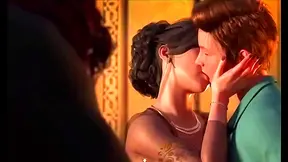 Nadias Hot 3D Massage Turns into Wild Blowjob Creampies Galore