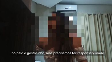 Bruna Silva Hotwife - Brazilian Mature married woman impregnated by the eater in front of the cuckol