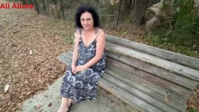 ali allure meets a stranger in the park red