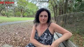 ali allure meets a stranger in the park red