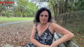 ali allure meets a stranger in the park red