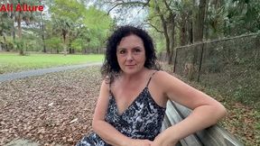 ali allure meets a stranger in the park red