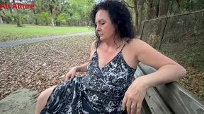 ali allure meets a stranger in the park red