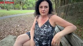 ali allure meets a stranger in the park red