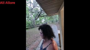 ali allure meets a stranger in the park red