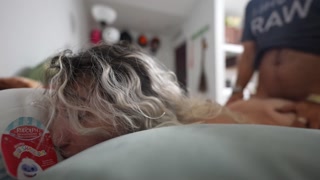 18 year old petite blonde rides older men until creampie