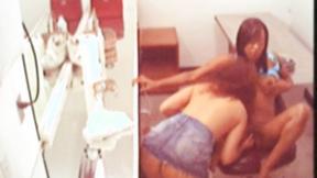 ”Horny lesbians licking each other out”