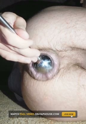 Deep Fucking with Prolapse and Sounding Hands-free Orgasm.