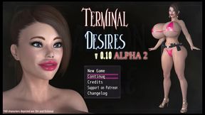 terminal desires [ monster hentai game pornplay ] ep.30 extreme creampie belly bulge in the basement !