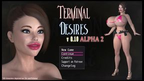 terminal desires [ monster hentai game pornplay ] ep.30 extreme creampie belly bulge in the basement !