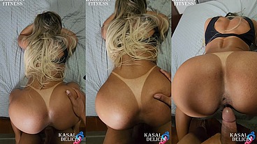 Sente o grave invadir seus sentidos e segure a respiração: chifre de respeito é ouvir sua esposa explodir de prazer na rola de outro, bem diante de você, incendiando cada fibra do seu corpo.