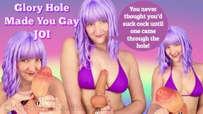 Glory Hole Made You Gay JOI - Encouraged Bi Gay Jerk Off Instruction