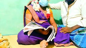indian beauty teachar studend having sex in home