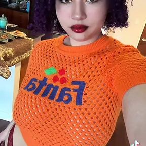 BIG TITTY SODA ORANGE FANTA GIRL AAMIRA ARDALAN