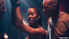 Lewd Ebony Bimbo Crazy Sex