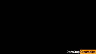 Messy Cowgirl SQUAT FUCK to POST ORGASM - 2 x Riding CREAMPIES